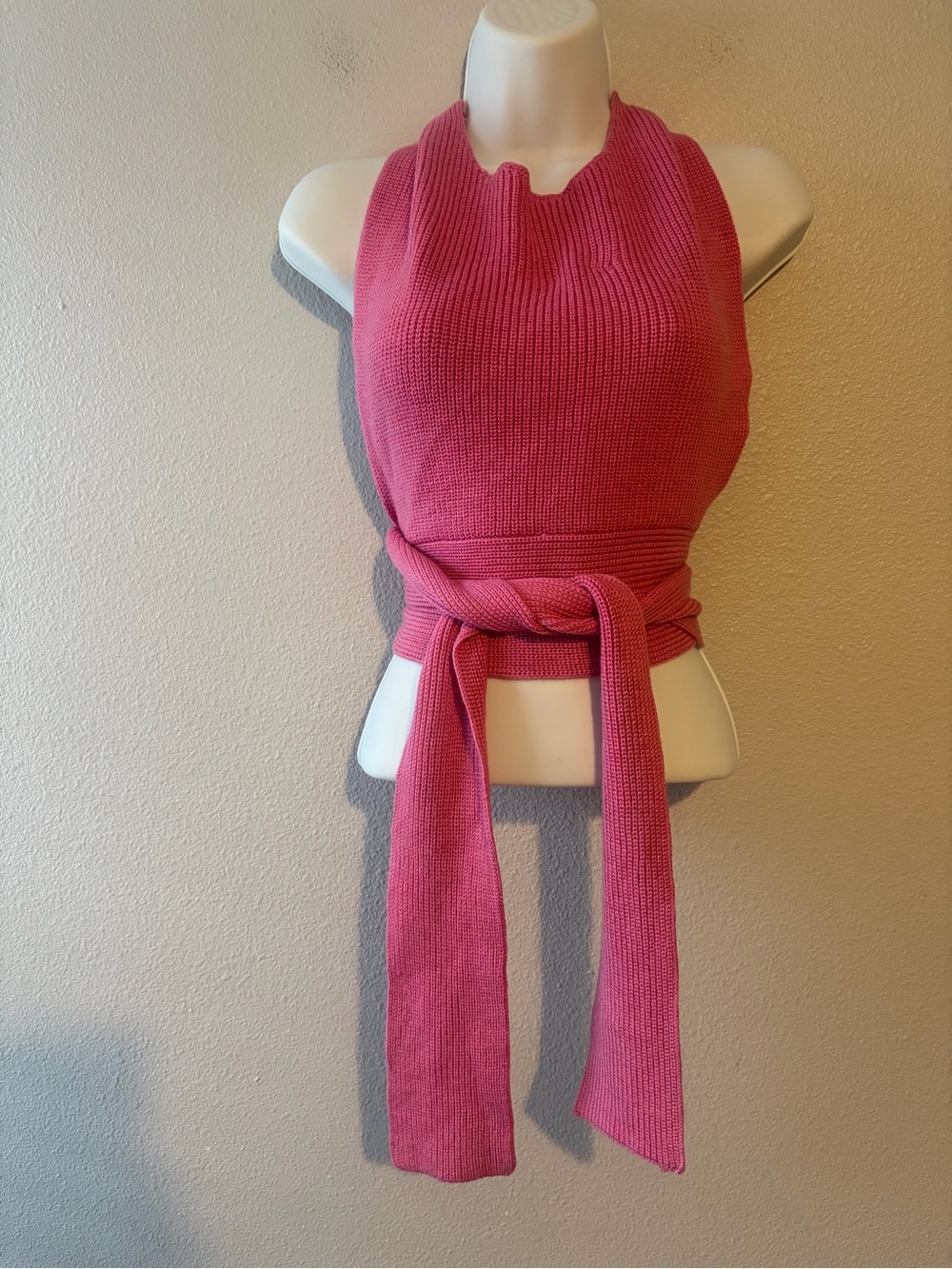 free People Beach Orchid convertible open back sweater tank